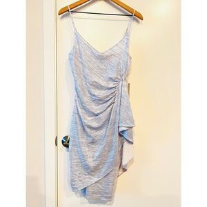 NWT Black Halo Avila Mini Dress in Ocean Blues 8